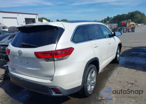 2018 Toyota Highlander Limited from USA, damaged, VIN 5TDYZRFH2JS246721